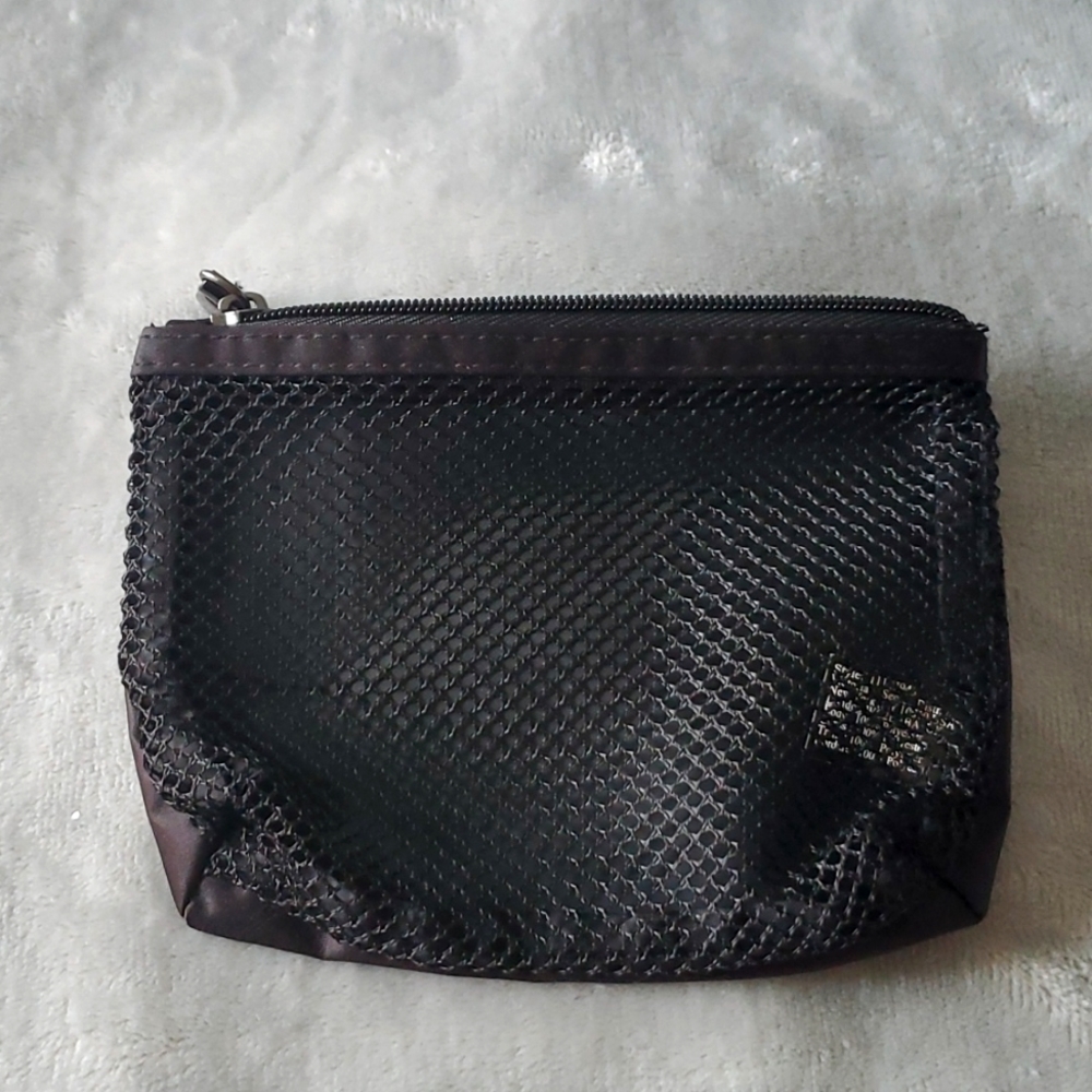 Black mesh pouch